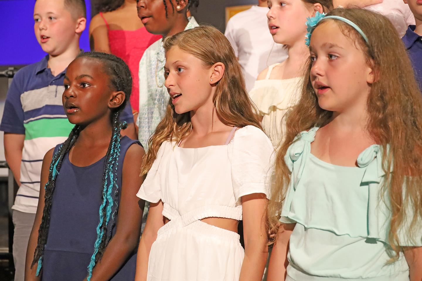 Franklin Elementary choir moving up ceremony Franklin Elementary choir moving up ceremony